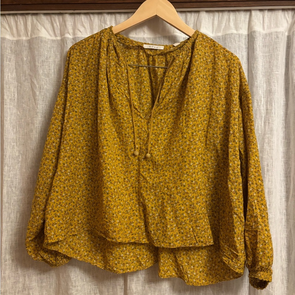 Doen Jane Ditsy Floral Blouse EUC